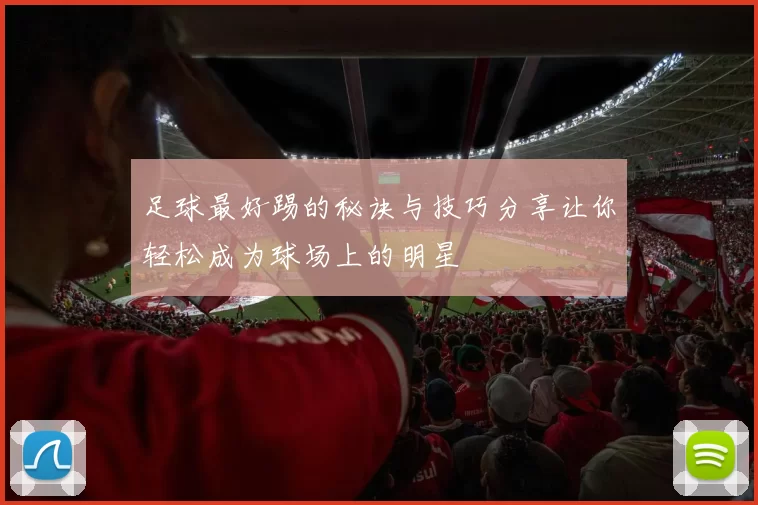 足球最好踢的秘诀与技巧分享让你轻松成为球场上的明星